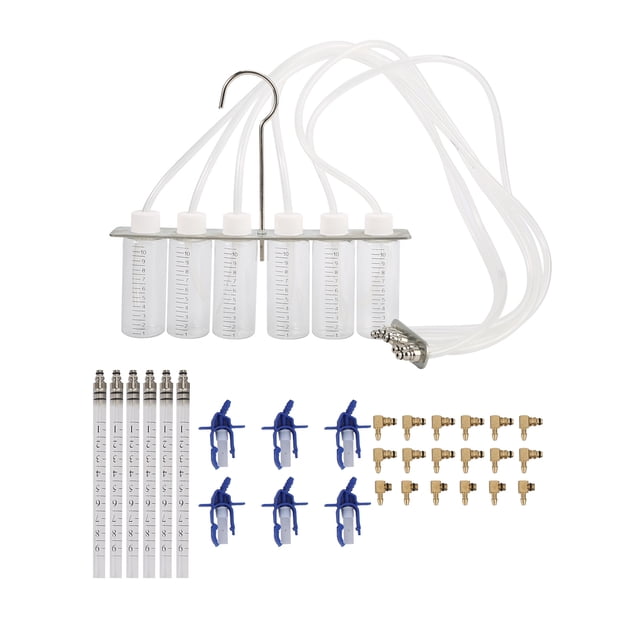 Diesel 6-Cylinder Diesel Fuel Tester Set Diesel Meter Car Repair Tools For Injectors 6-Cylinder Engine