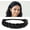 Jet Black, variant on Black Braided Headband for Women, 5-Strand Chunky Synthetic Hair Braid Headband, Adjustable Plaited Hairband for Wigs, Ponytails, Buns, Daily Hair Styling Accessories