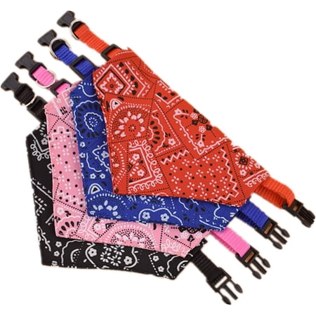 Dalrosia Cat Bandana Collars for Cats Puppy Kittens Small Dogs Collars Adjustable Bandana