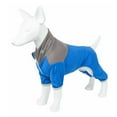 thumbnail image 6 of Pet Life YGHL4BLLG Active Embarker Heathered Performance 4-Way Stretch Two-Toned Full Bodied Warm Up Track Suit - Blue, Large, 6 of 8