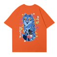 thumbnail image 3 of Pop cazadora para niña Boys Girls Fashion Round-Neck Group Panels T Shirt （Saffron）, 3 of 4