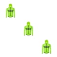 thumbnail image 3 of Wosthever Chaqueta de ciclismo abrigo con capucha para correr rompevientos chaleco a prueba de viento ropa moto señora manga larga hombre verde Type1 NO1, 3 of 6