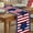 patriotic decorations, variant on Creative Independence Day Cotton Printed Table Flag Table Decorations 1*1 Dining Table Cloth For Festive Tabletop Decoration With Patriotic Star And Checkered Pattern