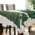 thumbnail image 5 of Yayeee Tablecloths 54" x 54" Rectangle Wrinkle Resistant Party Table Cover, Hand Drawn Christmas Stars, 5 of 8