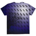 thumbnail image 2 of Halloween Bats in the Full Moon Light All Over Youth T Shirt Multi YMD, 2 of 2
