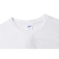 thumbnail image 3 of MSLLEN Mens Hipster Hip-Hop High Low Curve Hem Urban Short Sleeve Tee Shirts Tops White, 3 of 5