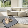 thumbnail image 1 of Alfombrilla de arena para gatos Yinane Grande Impermeable Antideslizante Gris oscuro, 1 of 7
