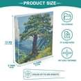 thumbnail image 3 of FORMRS 3 Ring Binder 1.5 inch with Pockets Clip Board 200 Sheets Capacity, Blue Mountain, 3 of 8