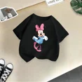 thumbnail image 5 of Ropa infantil de Disney Mickey Minnie, camiseta para niños, camiseta de verano de manga corta para niñas, camiseta de algodón, camiseta bonita de dibujos animados para niños y niñas, 5 of 5