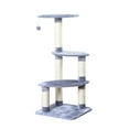 thumbnail image 2 of Two by Two Sacramento - Gray Scratching Post Cat Furniture - 41.7 in. Tall, 2 of 8