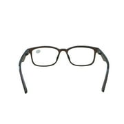 1 Pack Unisex Square Frame Blue Light Blocking Computer Reading Glasses Readers for Men Women +1.00