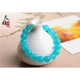thumbnail image 2 of Natural Amazonite round Beads Stretch Bracelet, 2 of 4