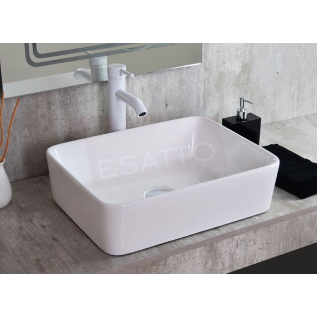 Kit Borde B Esatto® Paquete DE Precio Mejorado con Lavabo Llave Blanca y Desagües Listo PARA Instalar