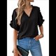 thumbnail image 1 of Tops de Verano para Mujer Negros L, 1 of 4
