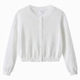 thumbnail image 2 of Gibobby Sweater Unisex Toddler Baby Girls 0-12 Months 2t 3t 4t 5t Toddler Long Sleeve Button Front Cardigan Sweaters Casual Kids Fall Winter Clothes(3-4 Years,White), 2 of 5