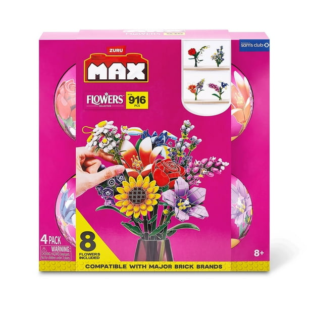 Zuru MAX Premium Building Bricks Collection, 4 pk
