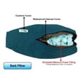 thumbnail image 5 of QQbed 23"x23" Memory Foam Back Pillow and Seat Cushion Set for Outdoor Patio Seats, 5 of 7