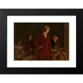 thumbnail image 2 of Stanisław Lentz 14x11 Black Modern Framed Museum Art Print Titled - In a Tavern, 2 of 5