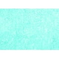 thumbnail image 1 of Ahgly Company Machine Washable Indoor Rectangle Solid Turquoise Blue Modern Area Rugs, 6' x 9', 1 of 4