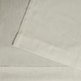 thumbnail image 4 of Exclusive Home Curtains Belgian Textured Linen Look Jacquard Sheer Rod Pocket Curtain Panel Pair, 54x84, Snowflake, 4 of 5