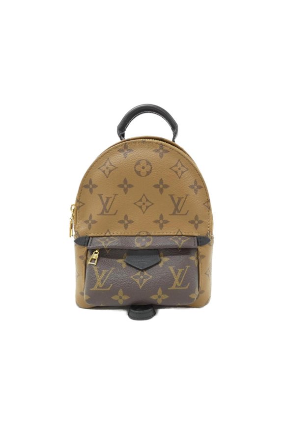 Pre-Owned Louis Vuitton Monogram Reverse Palm Springs Backpack MINI M44872 Rucksack