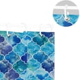 thumbnail image 5 of Coolnut Moroccan Marbled Blue Bathroom Waterproof Shower Curtain Set Bathtub Curtain with 12 Hooks for Bathroom Decor,Hotel,Room,60x72Inch, 5 of 6