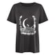 thumbnail image 4 of Pntutb Blusa de manga corta con estampado de calavera, sol y luna, estilo vintage, para mujer Pntutb Pntutb-3309, 4 of 9