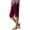 BV48_Wine, variant on Resicozy Capri Pants for Women 2026 Knee Length Cotton Linen Capris Summer Straight Leg Loose Beach Bermuda Shorts with Pockets Purple XL