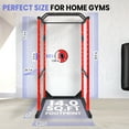 thumbnail image 6 of Adjustable Squat Rack, 1200LB All-in-One Squat Rack, 45.6"×44.3"×81.5" Squat Rack Power Cage with J-Hooks for Muscle Building Exercises, 6 of 7
