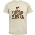 thumbnail image 1 of Always Be Yourself Moose Mens T Shirt Natural MD, 1 of 1