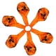 thumbnail image 2 of Juego de globos de Halloween de 50 Uds. De 12 pulgadas, globos decorativos de látex engrosados, globos complicados impresos con esqueleto de calabaza para fiesta, negro, blanco y naranja, 2 of 5