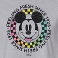 thumbnail image 3 of Disney - Mickey & Friends - Mickey Feeling Fresh Since 1928 - Juniors Cropped Cotton Blend T-Shirt, 3 of 5