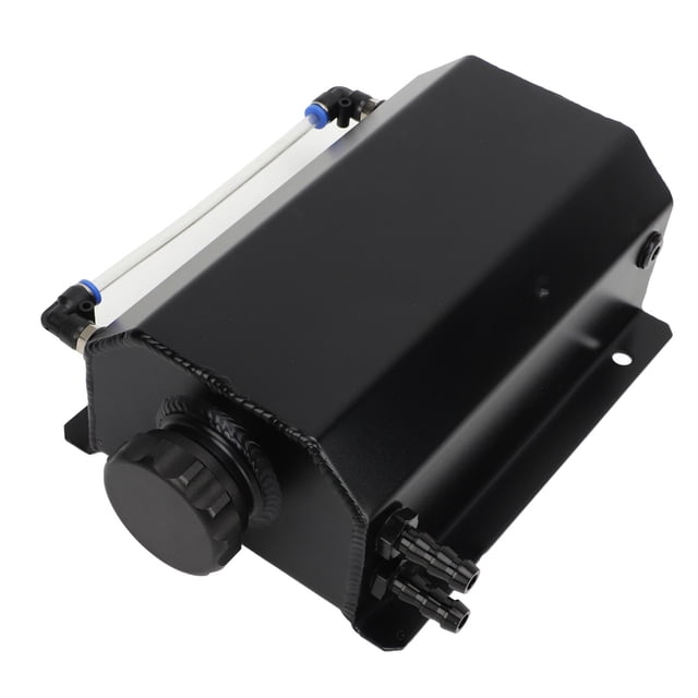 Coolant Overflow Tank Aluminium Alloy 2L Capacity Universal Radiator Reservoir Tank For Most Cars