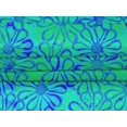 thumbnail image 4 of oneOone Velvet Sea Green Fabric Batik Quilting Supplies Print Sewing Fabric By The Yard 58 Inch Wide, 4 of 5