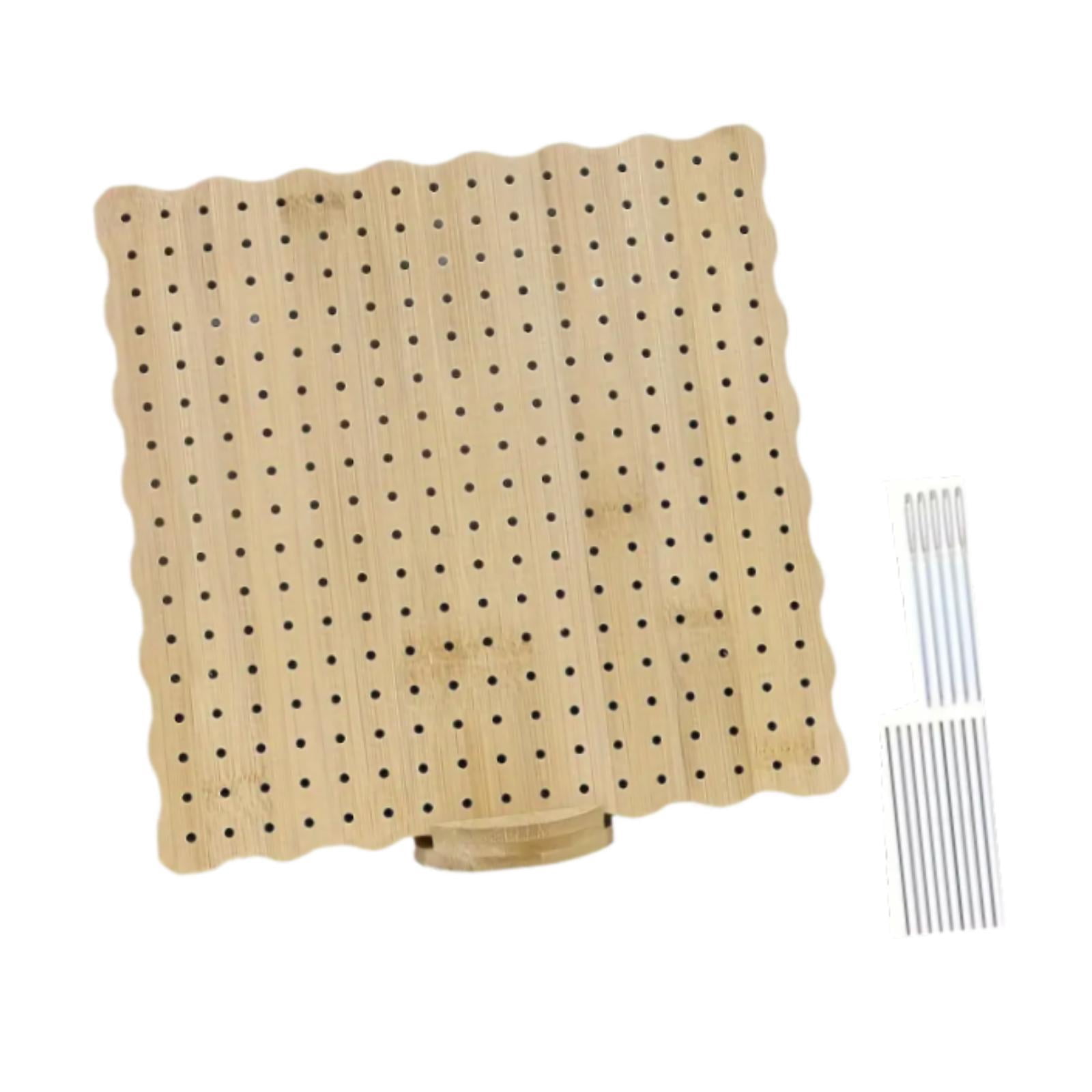 GUOOL Crochet Blocking Board and Pins for Beginners Knitting Blocking Board for Knitting and Crochet Gifts for Mother, Grandmothers 23.5cmx23.5cm