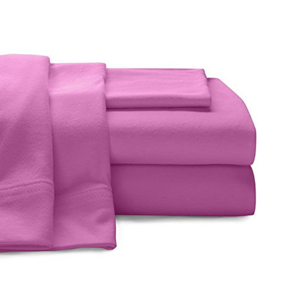 Twin Extra Long 100% Cotton jersey Sheet Set - Soft and Comfy - By