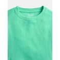 thumbnail image 4 of Athletic Works Girl's Active Fleece Crewneck Sweatshirt and Fleece Jogger Sweatpants Set, 2-Piece, Sizes 4-18 & Plus, 4 of 5