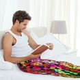 thumbnail image 5 of Bixox Men's Colorful Tie Dye Stained Glass 3 Patterned Pajama Pants with Pockets Lounge Clothes for Home, 5 of 5