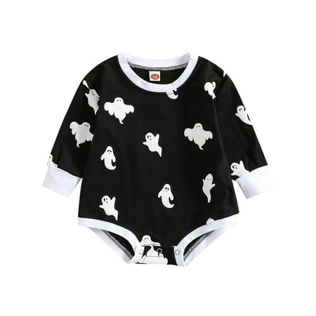 

LBECLEY 18 Boy Clothes Toddler Boys Girls Long Sleeve Cartoon Prints Triangle Romper Bodysuits Baby Boy Set Clothes Summer Boys Pajama Sets White 80