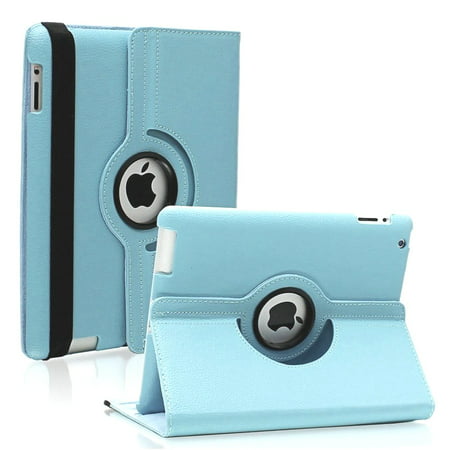 Smart Rotary Leather Case for iPad 2, iPad 3 and iPad 4th Generation - Baby