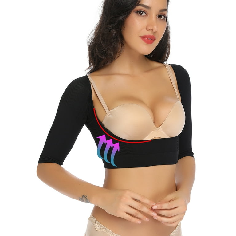 Long Full Length Sleeves Chest Brace Arm Shaper Tops Lift Up Bra