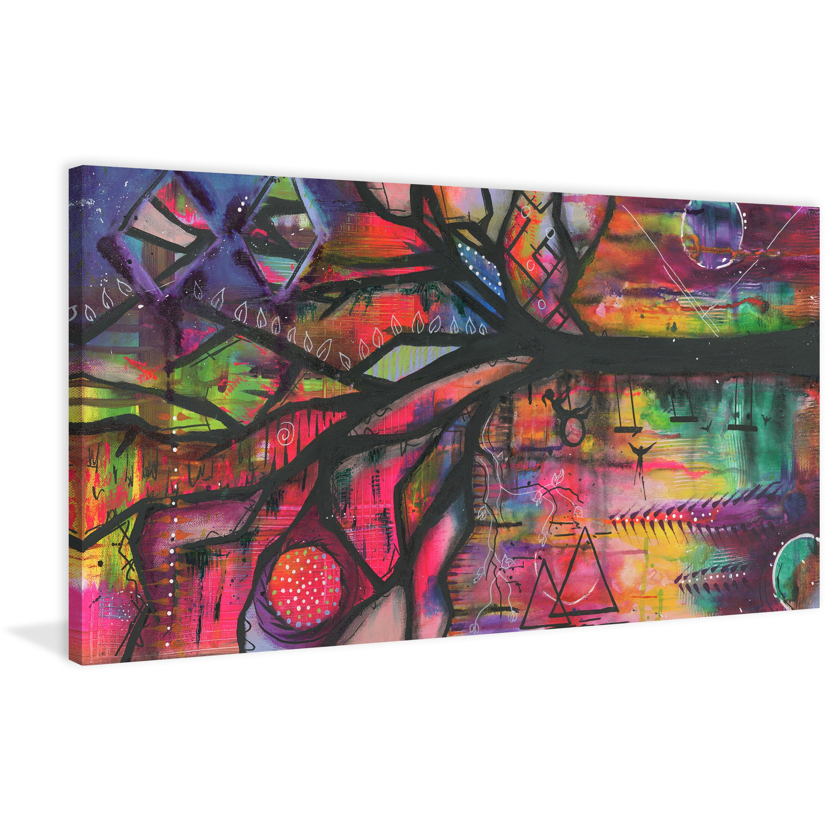 "In the Trees" Painting Print on Wrapped Canvas