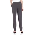 thumbnail image 2 of Briggs New York Pull On Dress Pant Average Length & Short Length, Heather Grey, 10, 2 of 4