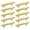 300mm long, variant on SDFGTstore 10pcs Brushed Brass Cabinet equipment Elegant Gold Drawer Pulls Dresser Drawer Pulls for Kitchen Cupboard & Bathroom