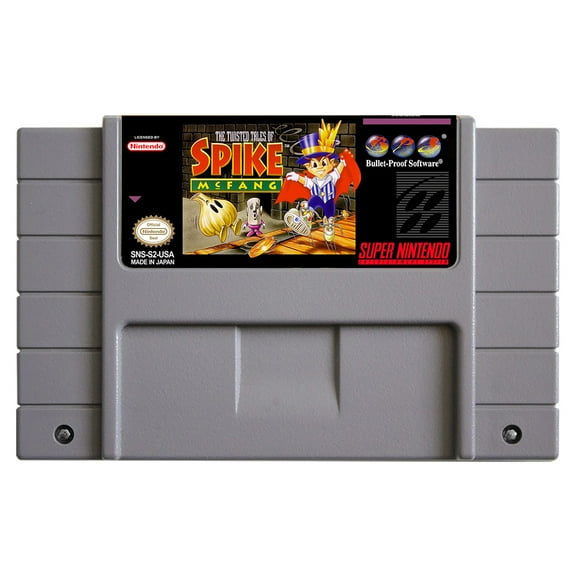 SNES Games Cartridge Twisted Tales of Spike McFang, The