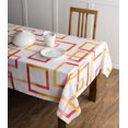 thumbnail image 2 of Geecy Summer Maze 100% Cotton Tablecloth 60 Inch x 108 Inch for Kitchen Dining Decoration Parties Weddings, 2 of 8