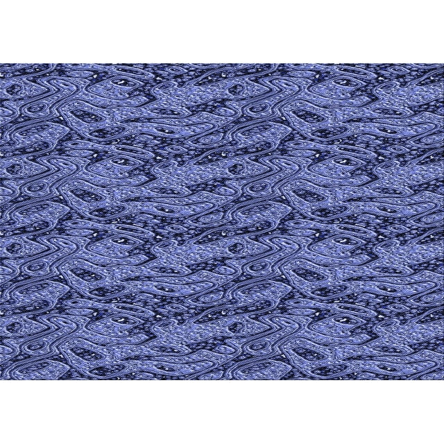Ahgly Company Tapis d'Intérieur Lavables en Machine, Rectangle de Transition Bleu Ciel, 5' x 7'