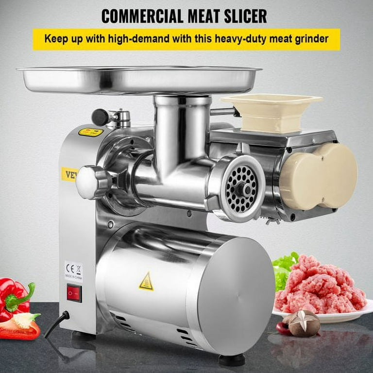 1100W Electric Meat Mincer Machine Multifunction Slicer Manual Meat Grinder  Stainless Steel Sausage Maker Stuffer with Carrying - AliExpress