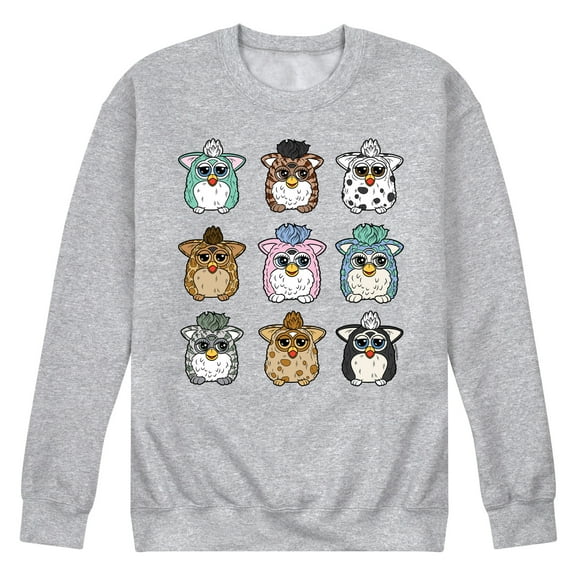 Furby - Furby Grid - Men's Crew Fleece Sweatshirt