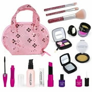 ZIOBLW RNKR Pretend Makeup for Kids Makeup Kit for Girls 12 PCS Pretend Play Makeup Girl Toys Cosmetic Toy Makeup Toys for 3 4 5 6 Year Old Girls Birthday Gifts for 3 4 5 Year Old Girls (Not Real Makeup)